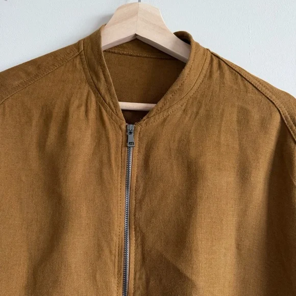 Zara Oversized linen Jacket - Picture 5 of 10